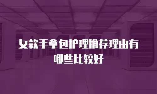 女款手拿包护理推荐理由有哪些比较好