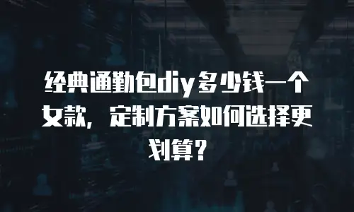 经典通勤包diy多少钱一个女款，定制方案如何选择更划算？