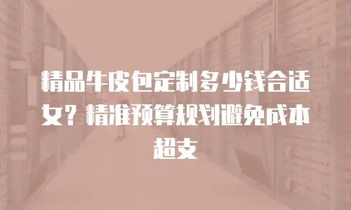 精品牛皮包定制多少钱合适女？精准预算规划避免成本超支