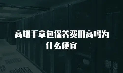 高端手拿包保养费用高吗为什么便宜