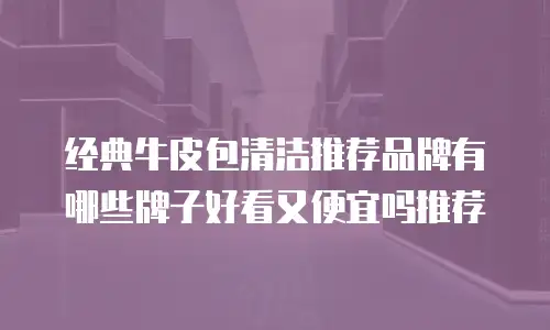经典牛皮包清洁推荐品牌有哪些牌子好看又便宜吗推荐