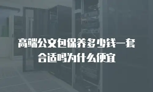 高端公文包保养多少钱一套合适吗为什么便宜