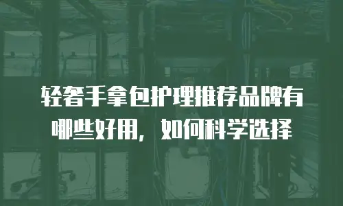 轻奢手拿包护理推荐品牌有哪些好用，如何科学选择