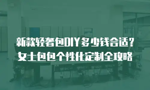 新款轻奢包DIY多少钱合适？女士包包个性化定制全攻略