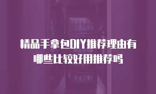 精品手拿包DIY推荐理由有哪些比较好用推荐吗