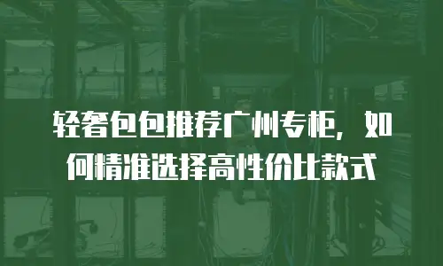 轻奢包包推荐广州专柜，如何精准选择高性价比款式