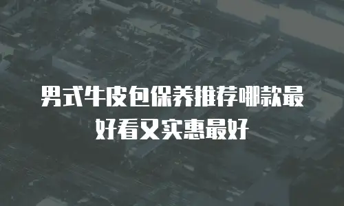 男式牛皮包保养推荐哪款最好看又实惠最好
