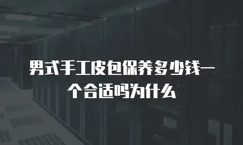 男式手工皮包保养多少钱一个合适吗为什么