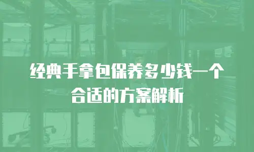 经典手拿包保养多少钱一个合适的方案解析