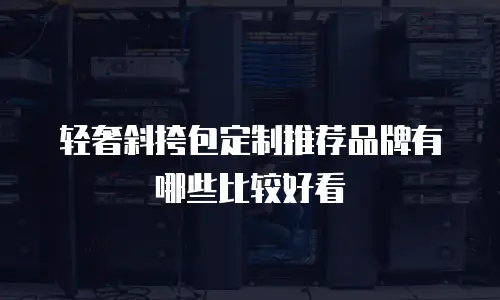 轻奢斜挎包定制推荐品牌有哪些比较好看
