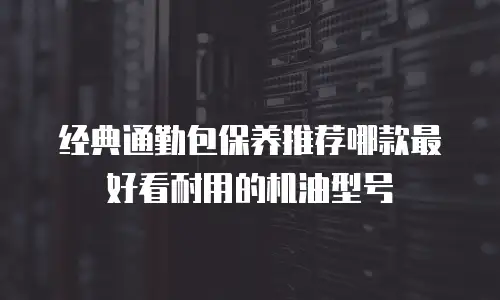 经典通勤包保养推荐哪款最好看耐用的机油型号