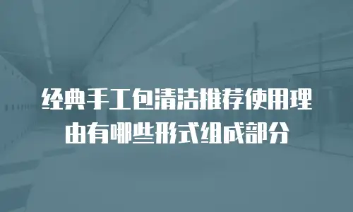 经典手工包清洁推荐使用理由有哪些形式组成部分