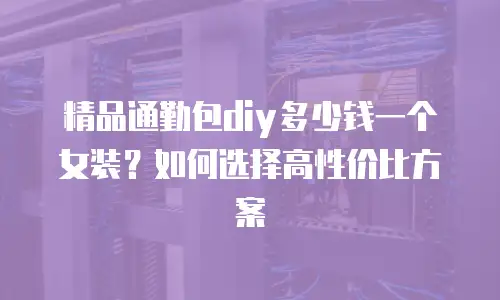 精品通勤包diy多少钱一个女装？如何选择高性价比方案