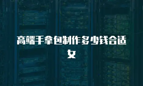 高端手拿包制作多少钱合适女