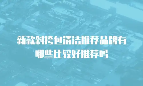 新款斜挎包清洁推荐品牌有哪些比较好推荐吗