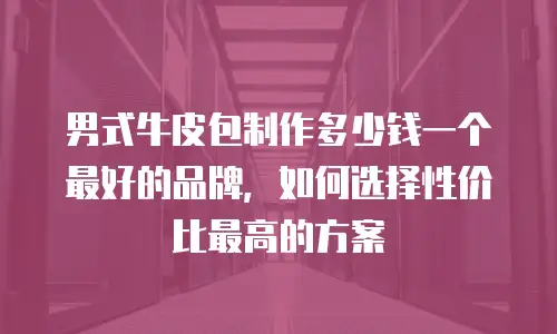 男式牛皮包制作多少钱一个最好的品牌，如何选择性价比最高的方案