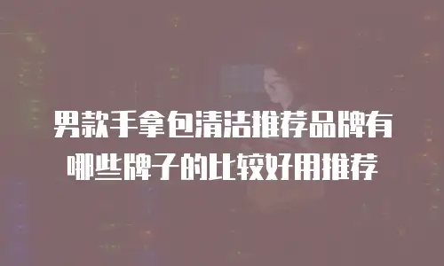男款手拿包清洁推荐品牌有哪些牌子的比较好用推荐
