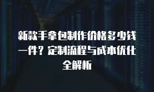 新款手拿包制作价格多少钱一件？定制流程与成本优化全解析