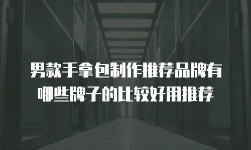 男款手拿包制作推荐品牌有哪些牌子的比较好用推荐