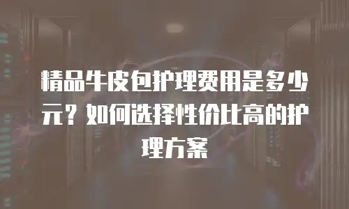 精品牛皮包护理费用是多少元？如何选择性价比高的护理方案