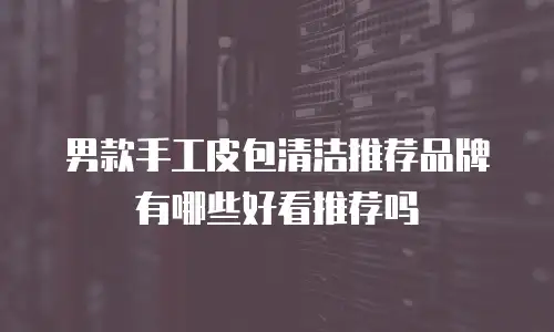 男款手工皮包清洁推荐品牌有哪些好看推荐吗