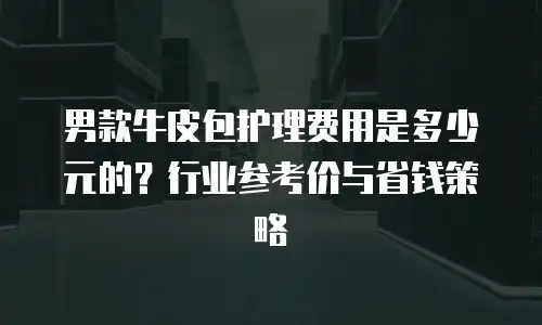 男款牛皮包护理费用是多少元的？行业参考价与省钱策略