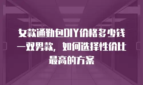 女款通勤包DIY价格多少钱一双男款，如何选择性价比最高的方案