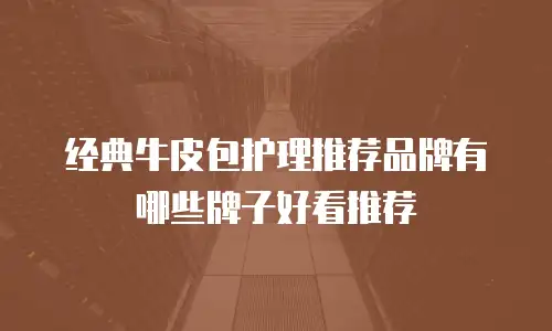 经典牛皮包护理推荐品牌有哪些牌子好看推荐