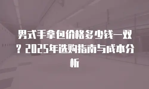 男式手拿包价格多少钱一双？2025年选购指南与成本分析