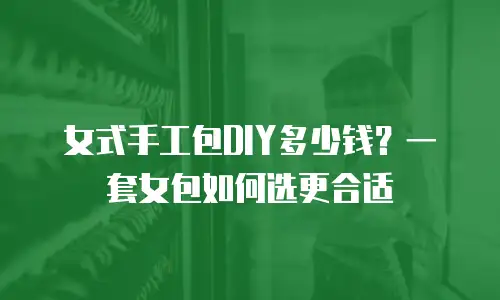 女式手工包DIY多少钱？一套女包如何选更合适