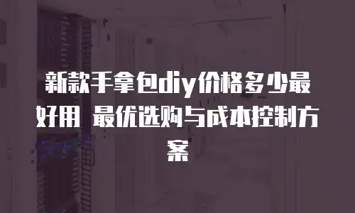 新款手拿包diy价格多少最好用 最优选购与成本控制方案