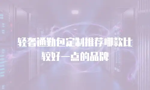 轻奢通勤包定制推荐哪款比较好一点的品牌