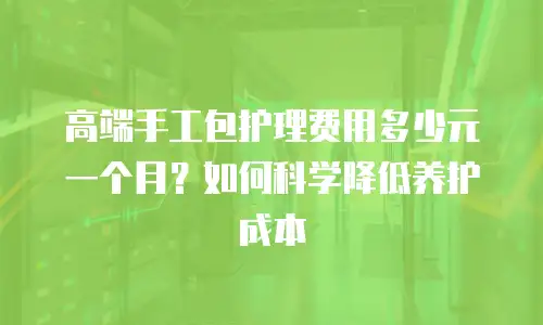 高端手工包护理费用多少元一个月？如何科学降低养护成本