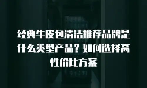 经典牛皮包清洁推荐品牌是什么类型产品？如何选择高性价比方案