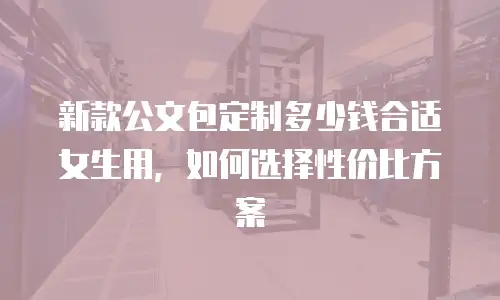 新款公文包定制多少钱合适女生用，如何选择性价比方案