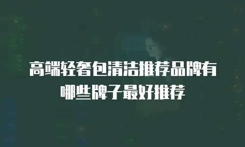 高端轻奢包清洁推荐品牌有哪些牌子最好推荐