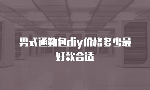 男式通勤包diy价格多少最好款合适