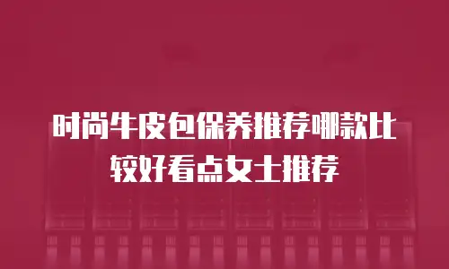 时尚牛皮包保养推荐哪款比较好看点女士推荐