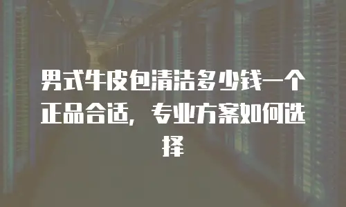 男式牛皮包清洁多少钱一个正品合适，专业方案如何选择