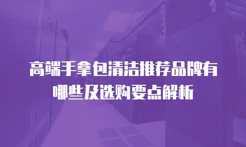 高端手拿包清洁推荐品牌有哪些及选购要点解析