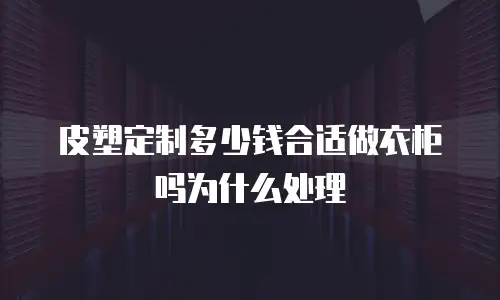 皮塑定制多少钱合适做衣柜吗为什么处理