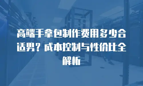 高端手拿包制作费用多少合适男？成本控制与性价比全解析