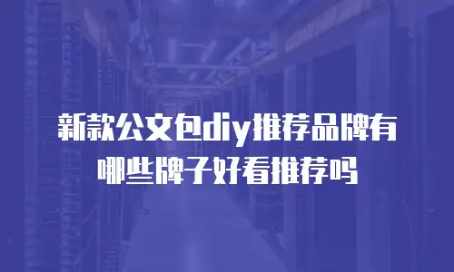 新款公文包diy推荐品牌有哪些牌子好看推荐吗