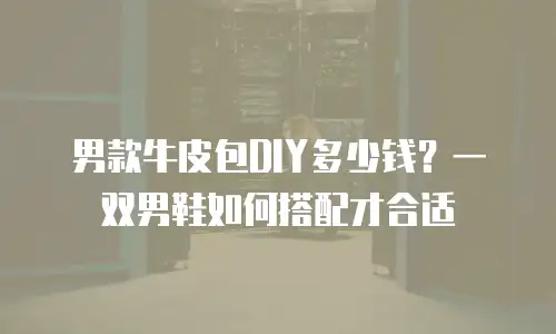 男款牛皮包DIY多少钱？一双男鞋如何搭配才合适
