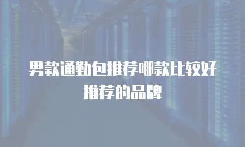 男款通勤包推荐哪款比较好推荐的品牌