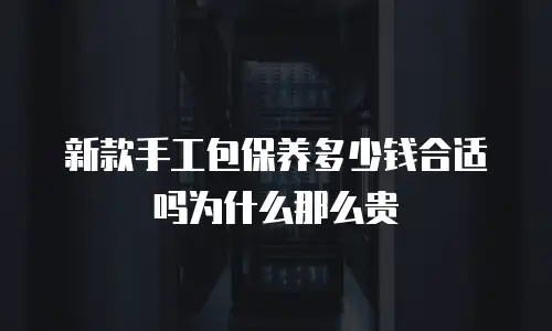 新款手工包保养多少钱合适吗为什么那么贵