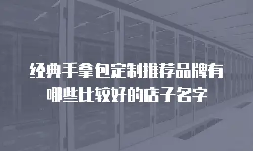 经典手拿包定制推荐品牌有哪些比较好的店子名字