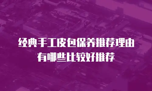 经典手工皮包保养推荐理由有哪些比较好推荐