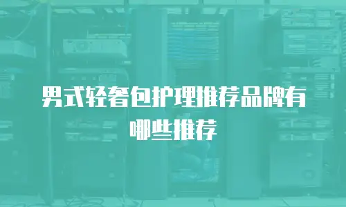 男式轻奢包护理推荐品牌有哪些推荐