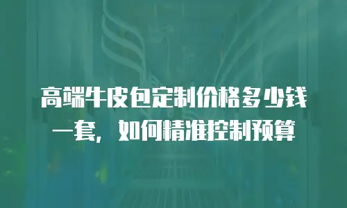 高端牛皮包定制价格多少钱一套，如何精准控制预算